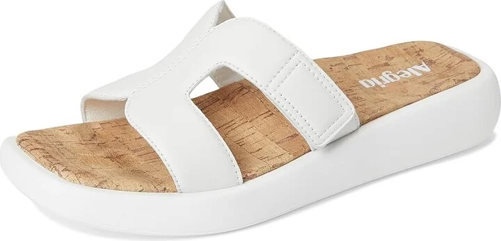 Alegria Portia Women's Sandals All White : EU 39 (US Women's 9) Regular, Leather - Image 5