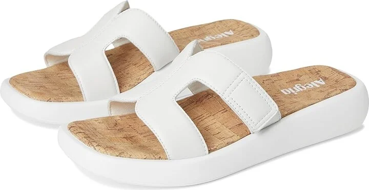 Alegria Portia Women's Sandals All White : EU 39 (US Women's 9) Regular, Leather
