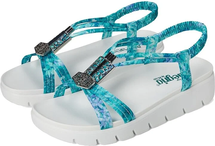 Alegria Roz Women's Shoes Aqua Flora : EU 39 (US Women's 9) Regular