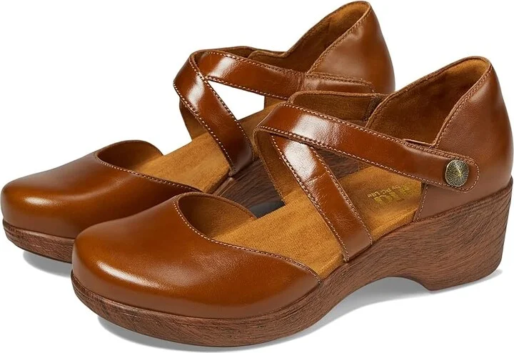 Alegria Savina Women's Sandals Brown : EU 40 (US Women's 9.5-10) Regular, Leather