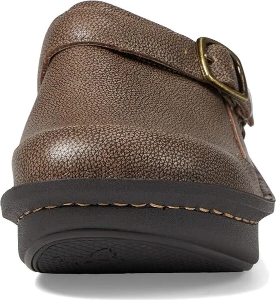Alegria Seville Women's Clog Shoes Don't Stress Brown : EU 36 (US Women's 6-6.5) Regular, Suede - Image 2