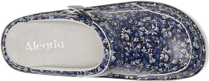 Alegria Seville Women's Clog Shoes Indigo Ivy : EU 36 (US Women's 6-6.5) Regular, Suede - Image 2