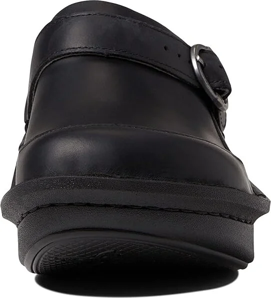 Alegria Seville Women's Clog Shoes Oiled Black : EU 37 (US Women's 7-7.5) Regular, Suede - Image 2