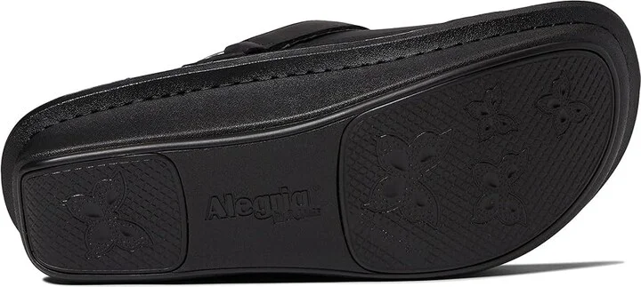 Alegria Seville Women's Clog Shoes Oiled Black : EU 37 (US Women's 7-7.5) Regular, Suede - Image 3