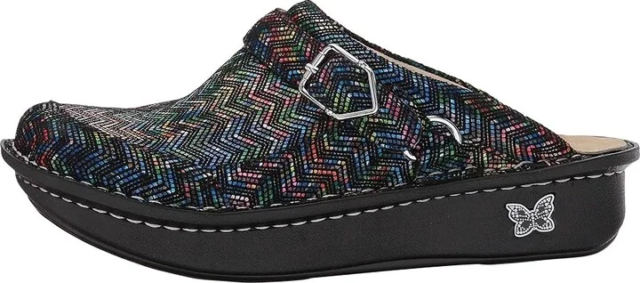 Alegria Seville Women's Clog Shoes Ric Rack Rainbow : EU 35 (US Women's 5-5.5) Regular, Suede - Image 7