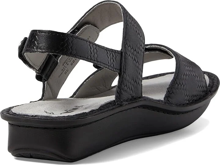 Alegria Verona Women's Sandals Basketry Black : EU 35 (US Women's 5-5.5) Regular, Leather - Image 4