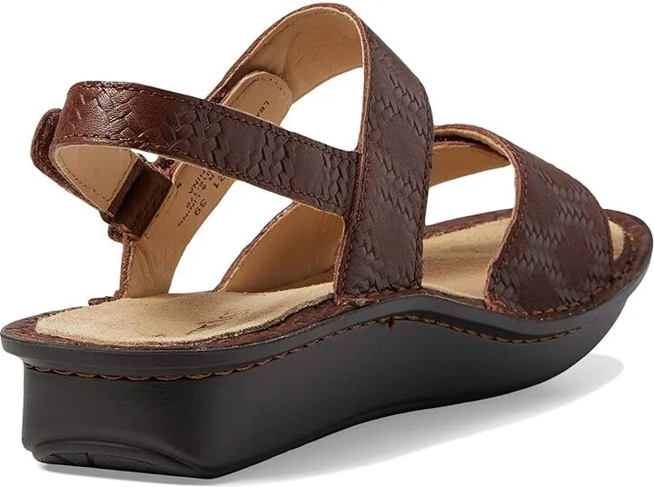 Alegria Verona Women's Sandals Basketry Coffee : EU 41 (US Women's 10.5-11) Regular, Leather - Image 4