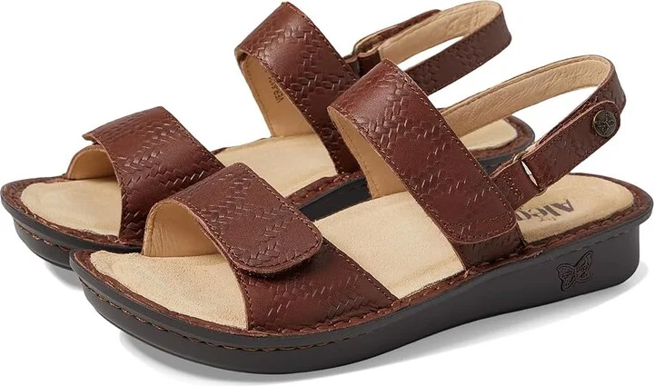 Alegria Verona Women's Sandals Basketry Coffee : EU 41 (US Women's 10.5-11) Regular, Leather