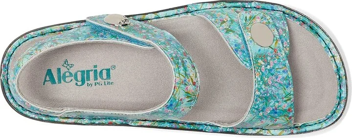 Alegria Vienna Women's Shoes Aqua Flora : EU 43 (US Women's 13) Regular, Leather - Image 2