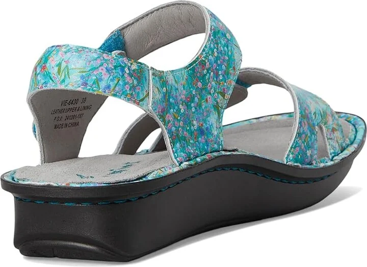Alegria Vienna Women's Shoes Aqua Flora : EU 43 (US Women's 13) Regular, Leather - Image 4