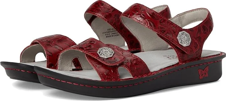 Alegria Vienna Women's Shoes Loretta Roja : EU 39 (US Women's 9) Regular, Leather