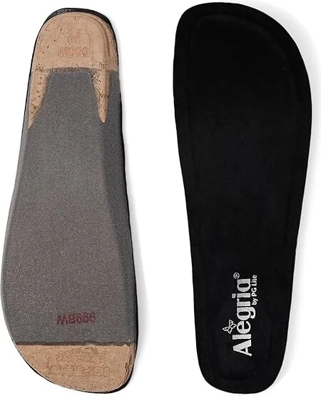 Alegria Wide Replacement Insole Women's Insoles Accessories Shoes Black Micro Suede : EU 36 (US Women's 6-6.5) Wide