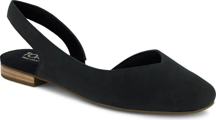 Alene Slingback Half d'Orsay Flat