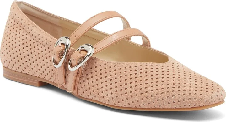 Alenia Perforated Mary Jane Flat