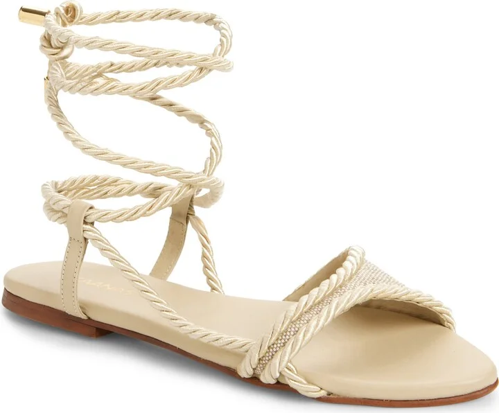 Alenna Asymmetric Ankle Strap Sandal