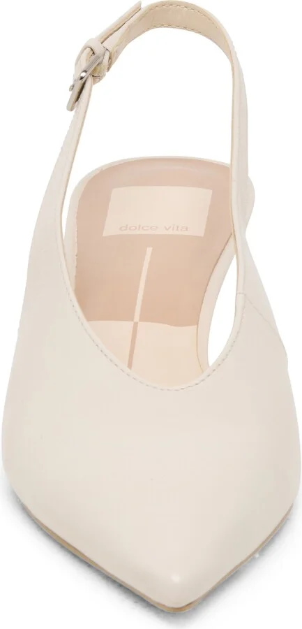 Alenna Slingback Pointed Toe Kitten Heel Pump - Image 4