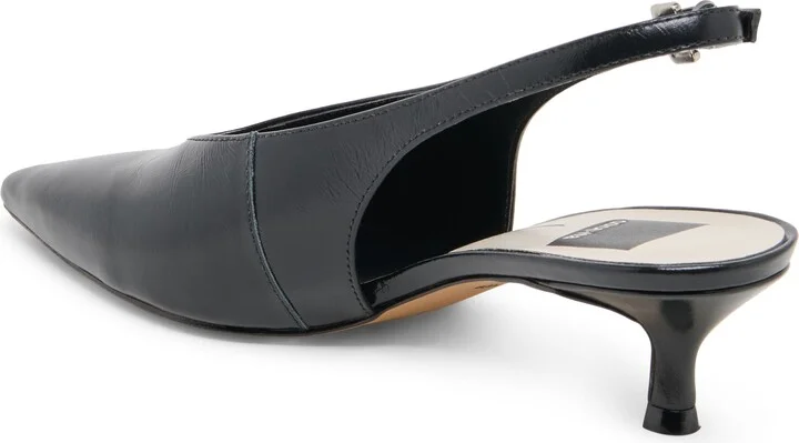 Alenna Slingback Pointed Toe Kitten Heel Pump - Image 11