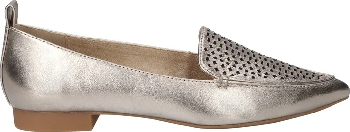 Alessi Perforated Pointed Toe Flat - Image 9