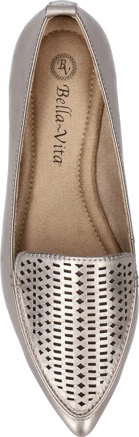 Alessi Perforated Pointed Toe Flat - Image 11