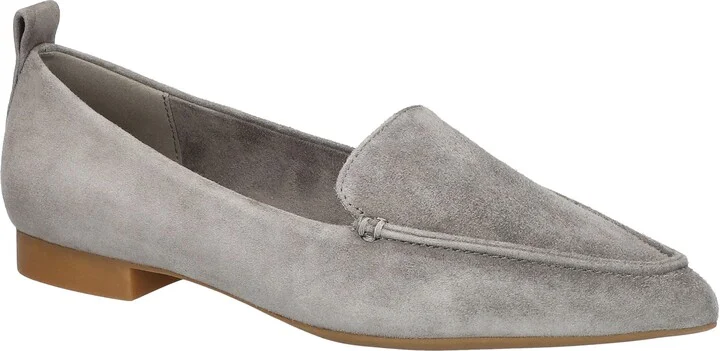 Grey Suede Leather