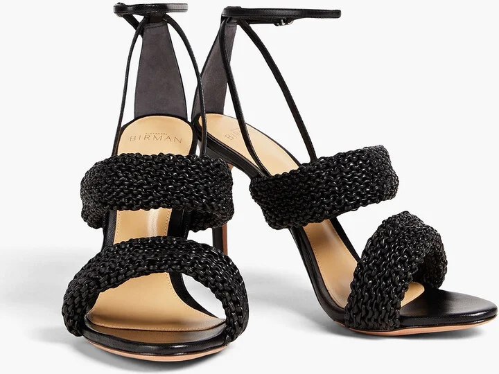Alessia 100 woven leather sandals - Image 2