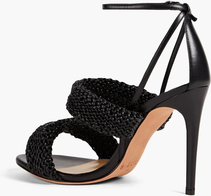Alessia 100 woven leather sandals - Image 3