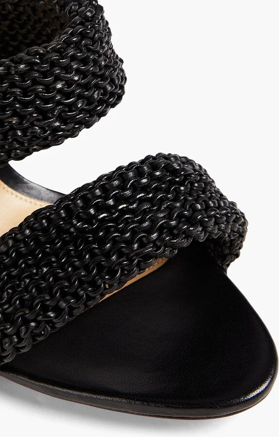 Alessia 100 woven leather sandals - Image 4