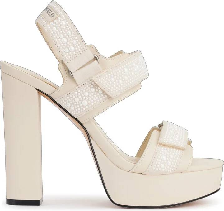 Alessia Faux Pearl Platform Sandal - Image 2