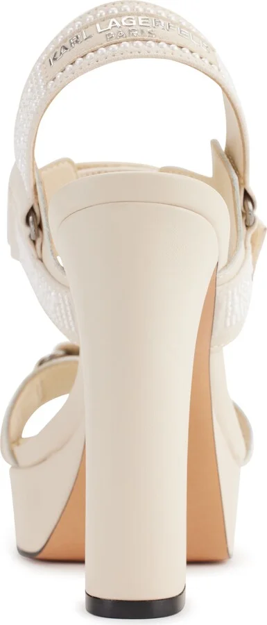 Alessia Faux Pearl Platform Sandal - Image 5