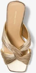 Alessia Metallic Mule Sandal - Image 5