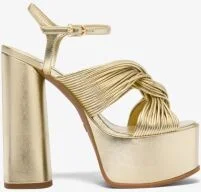 Alessia Metallic Platform Sandal - Image 2