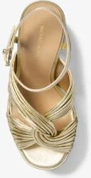 Alessia Metallic Platform Sandal - Image 5