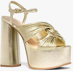 Alessia Metallic Platform Sandal