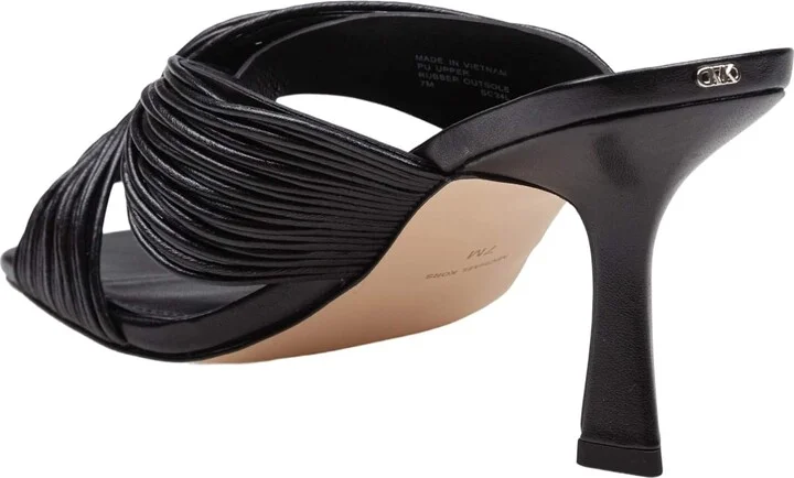 Alessia Mule In Black Leather - Image 3