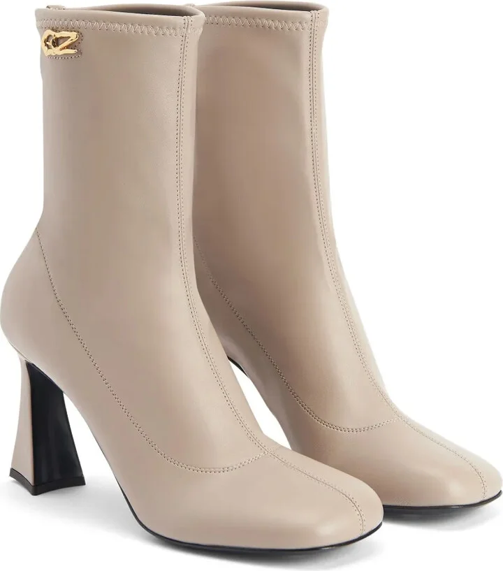 Alethaa 85mm logo-plaque ankle boots - Image 2