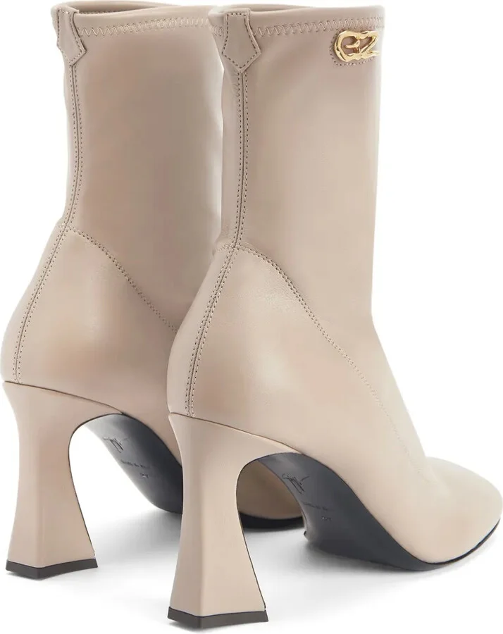 Alethaa 85mm logo-plaque ankle boots - Image 3