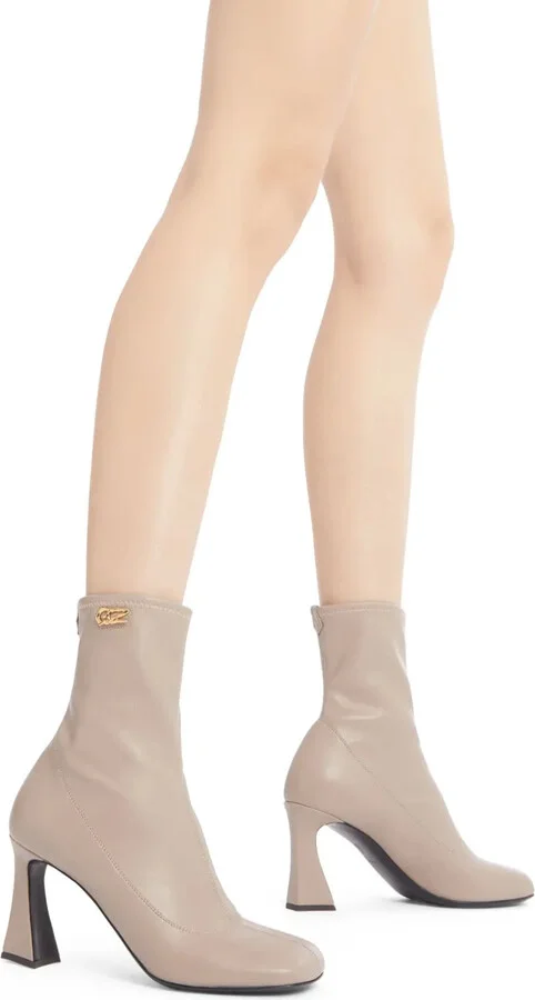 Alethaa 85mm logo-plaque ankle boots - Image 5