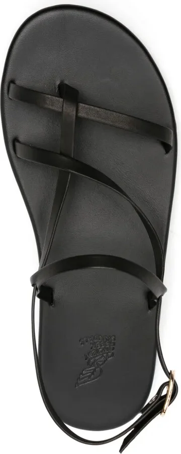 Alethea flat leather sandals - Image 4