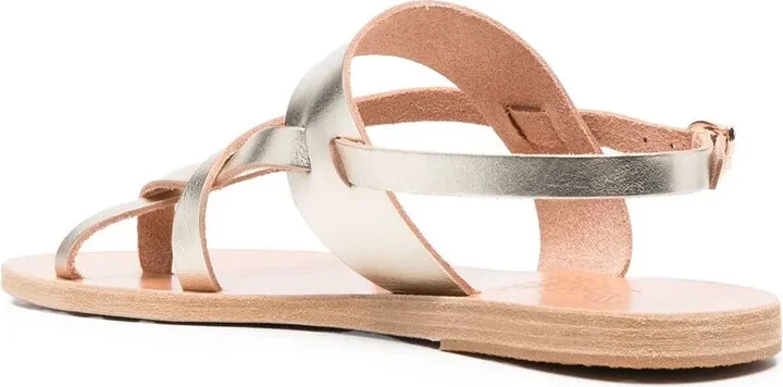Alethea metallic-effect sandals - Image 3