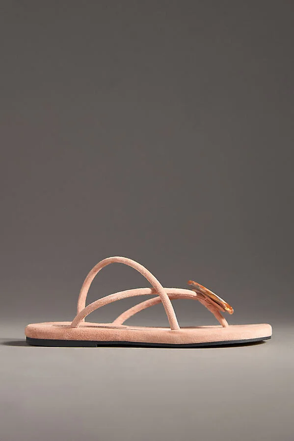 Alette Suede Strappy Thong Sandals