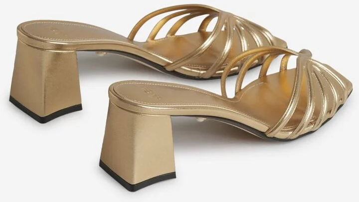 Alevì Milano Golden Mules Strips - Image 3