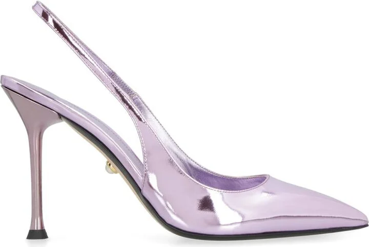 Alevì Milano Sally Leather Slingback Pumps