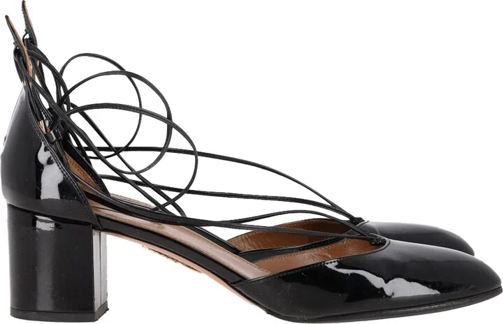 Alexa 50 Pumps in Black Patent Leather