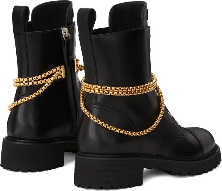 Alexa chain-detail boots - Image 3