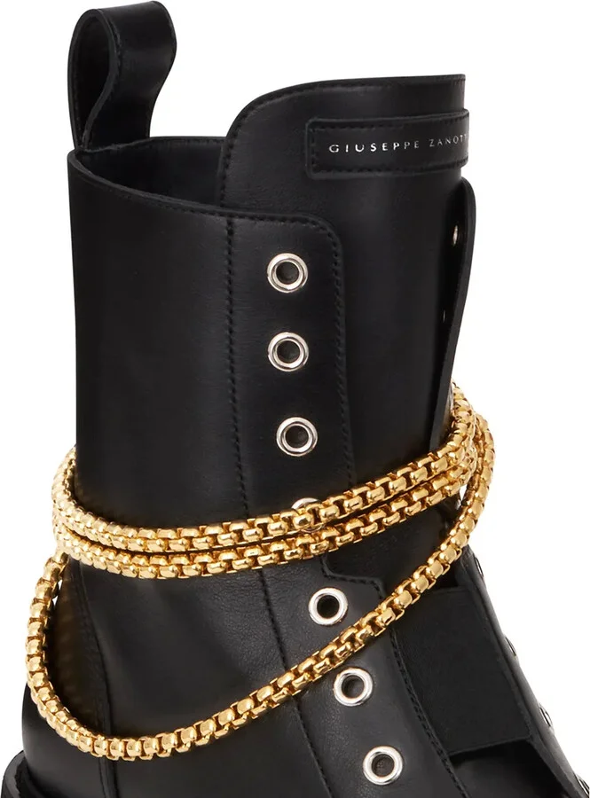 Alexa chain-detail boots - Image 4