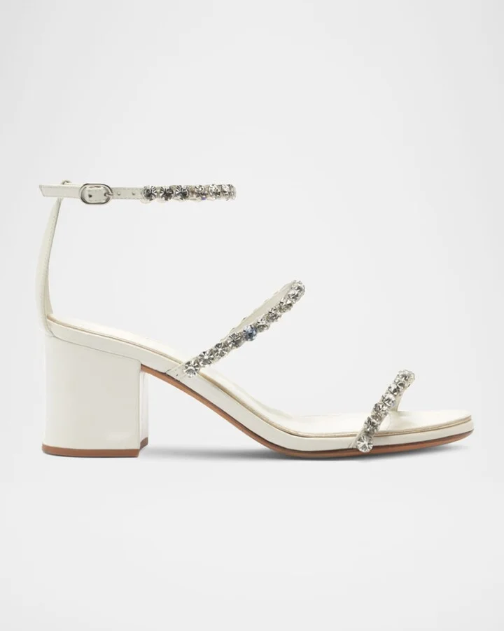 Alexa Crystal Bridal Pumps