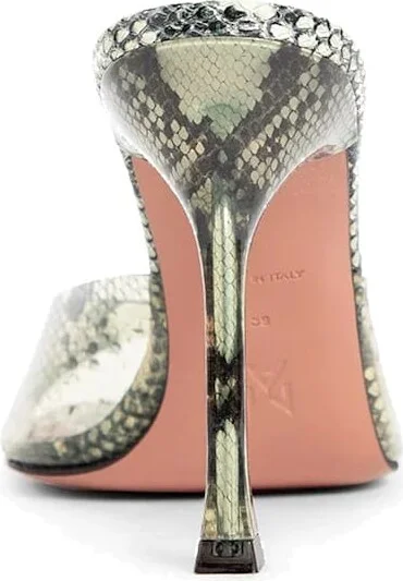 Alexa Glass 95 Snake Sandals - Image 3