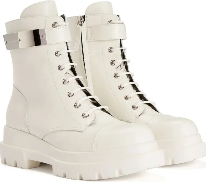 Alexa leather combat boots - Image 2