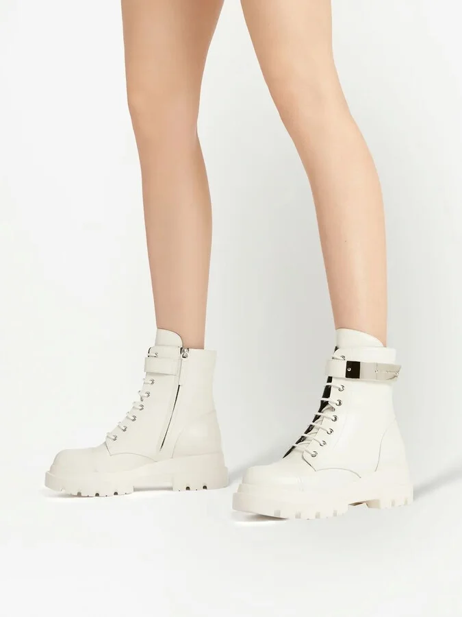 Alexa leather combat boots - Image 5