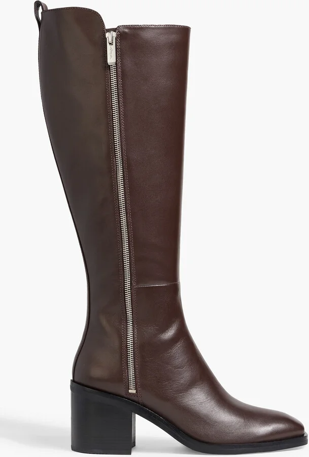 Alexa leather knee boots